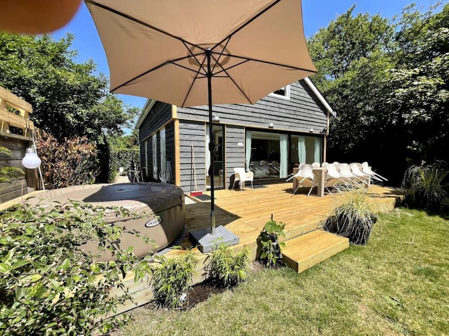 Modern Beach House For 12 Pers! With Jacuzzi Julianadorp Esterno foto