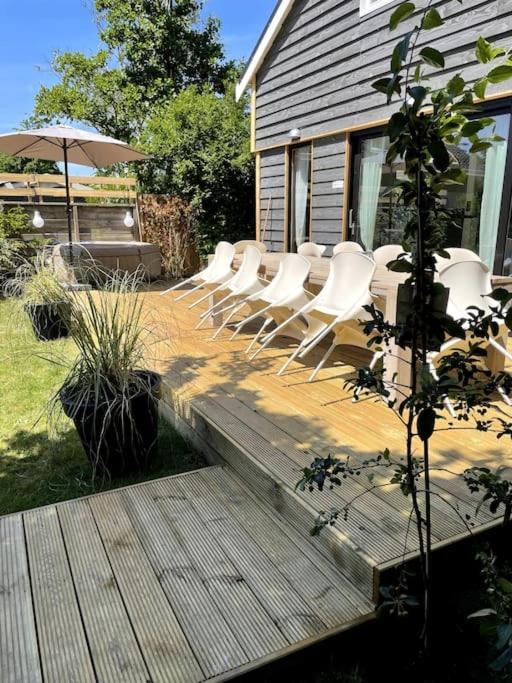 Modern Beach House For 12 Pers! With Jacuzzi Julianadorp Esterno foto
